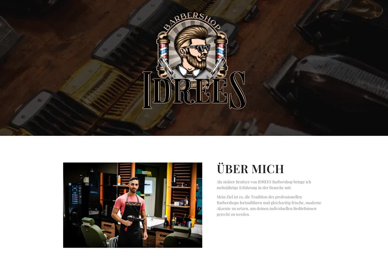 Screenshot: Idrees Barbershop
