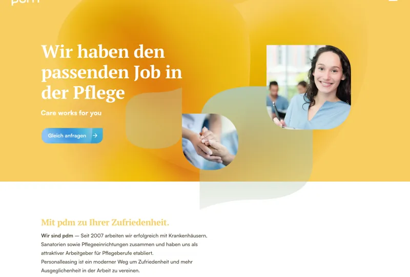 Screenshot: pdm.care